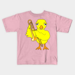 Trombone Chick Kids T-Shirt